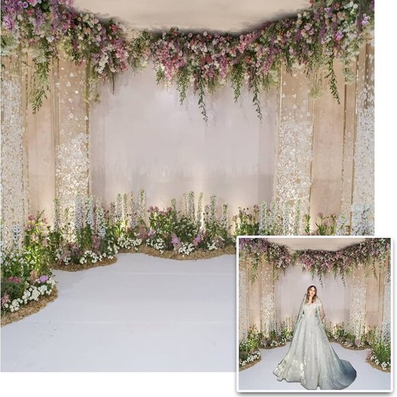 Wedding Backdrop for Cradle Ceremony Backdrop - Picture 1 of 3